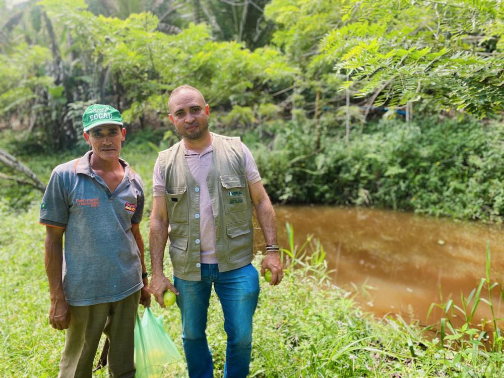 Projeto de revitalização de nascentes colhe seus primeiros resultados na zona rural de Ipiaú