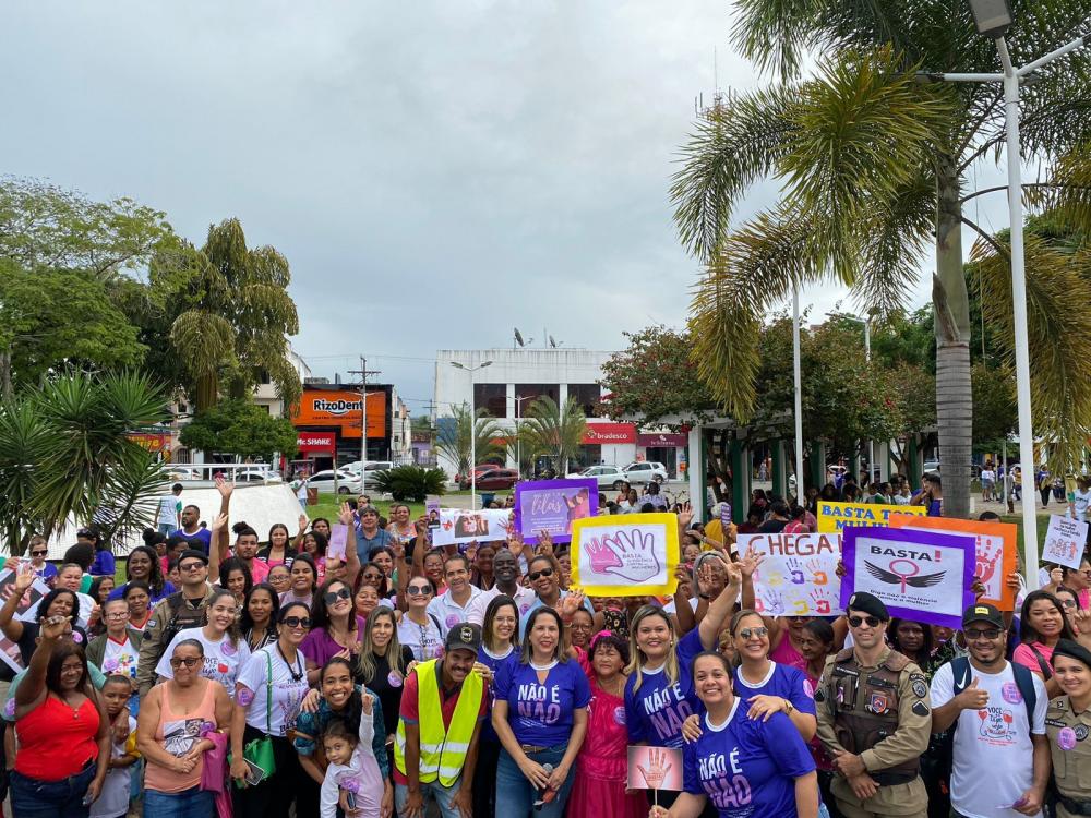 Prefeitura de Ipiaú promove caminhada “Agosto Lilás” pelo fim da violência contra a mulher
