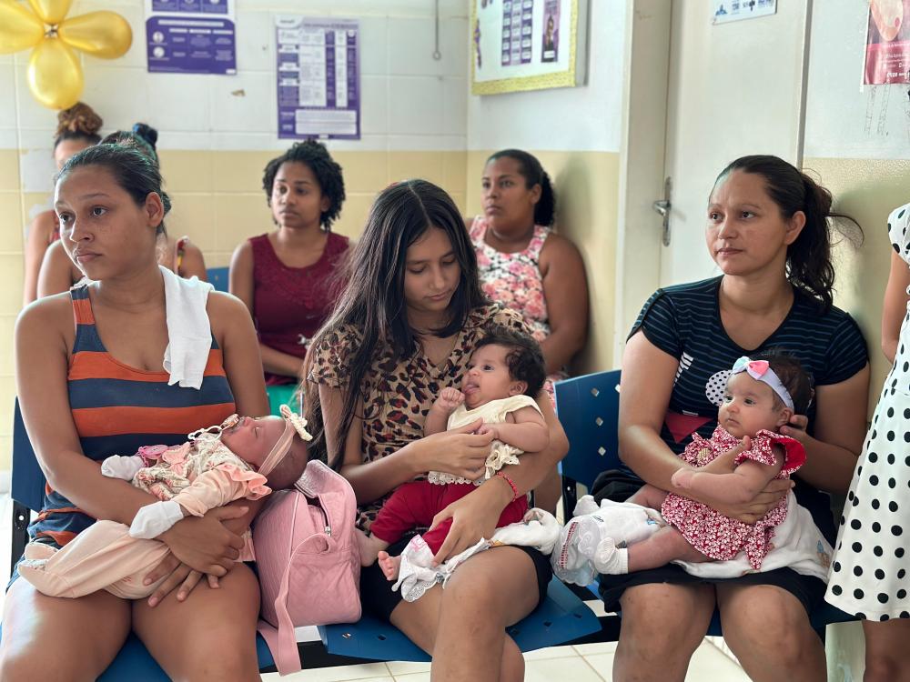 Agosto Dourado: importância do aleitamento materno foi tema discutido em encontro no posto Juvêncio Gondim