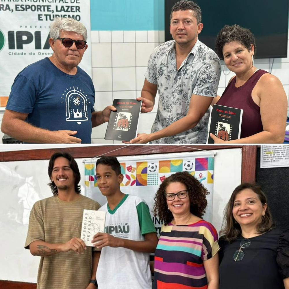 Inspiração literária: Prefeitura de Ipiaú conecta escritores e estudantes em encontros culturais 
