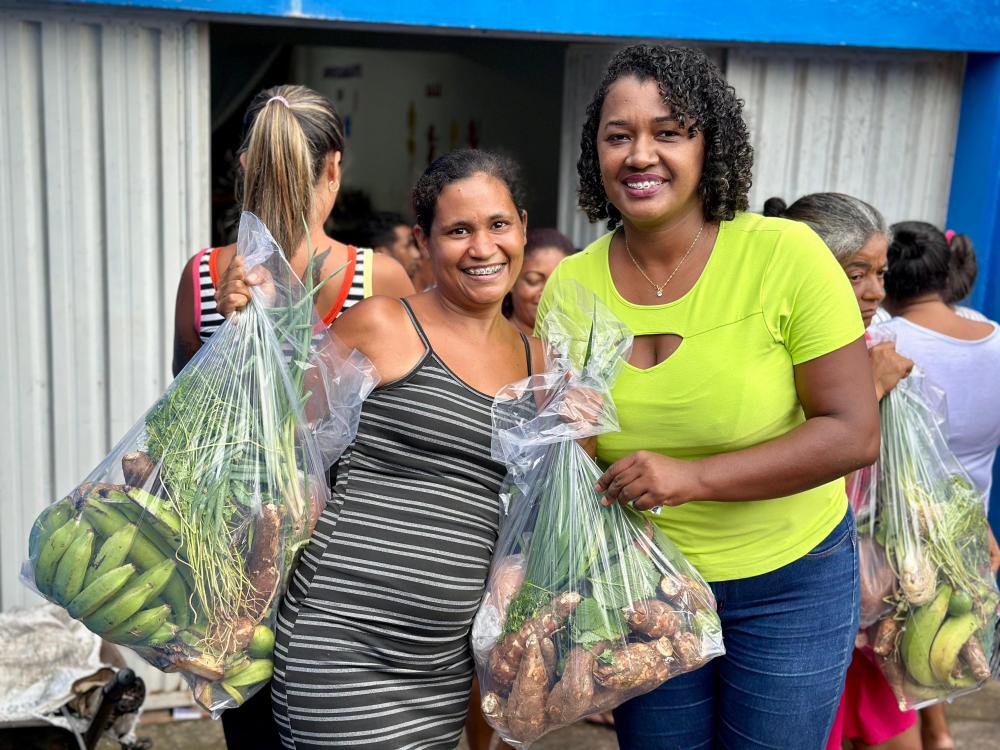 Prefeitura de Ipiaú realiza mais uma entrega bem-sucedida do Programa de Aquisição de Alimentos (PAA) nos CRAS I e II
