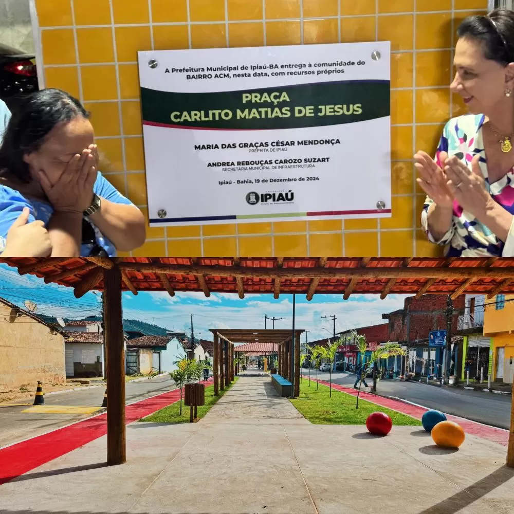 Uma nova história de convivência e lazer: Praça Carlito Matias é inaugurada no bairro ACM