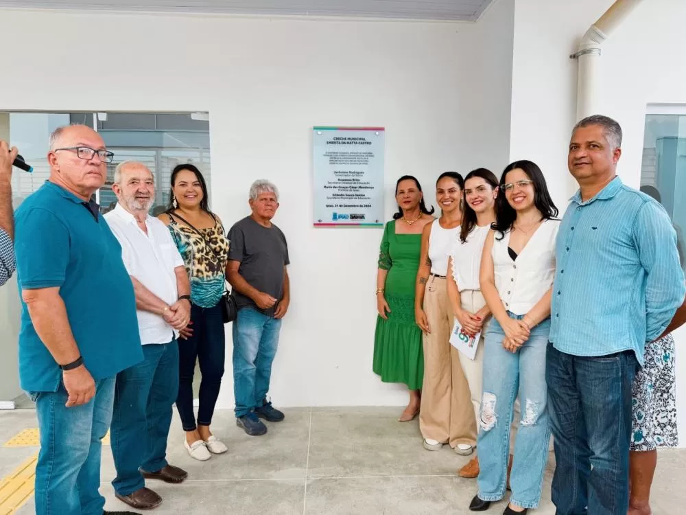 Inaugurada a Creche Municipal Emerita da Matta Castro, que promete mais educação e desenvolvimento para o bairro ACM