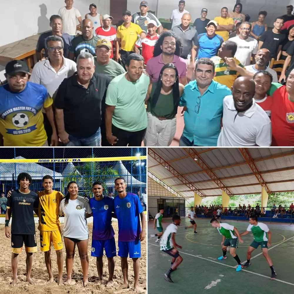 Fim de semana esportivo movimenta Ipiaú com torneios de futevôlei, futsal e lançamento da 1ª Copa de Veteranos
