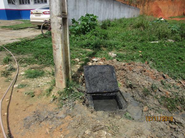 Infraestrutura realiza desobstrução de rede de esgoto no Santa Rita