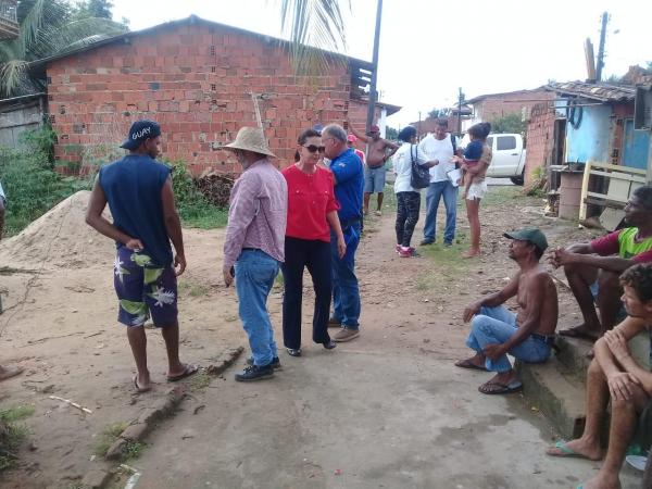 Prefeita Maria das Graças monitora áreas afetadas pelas chuvas em Ipiaú