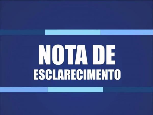 Nota de Esclarecimento