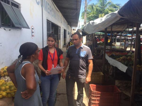 Prefeitura realiza ação de prevenção ao coronavírus em áreas de grande fluxo