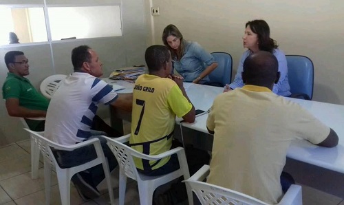 Maria se reúne com diretores da LDI e discute participação da Seleção no Intermunicipal