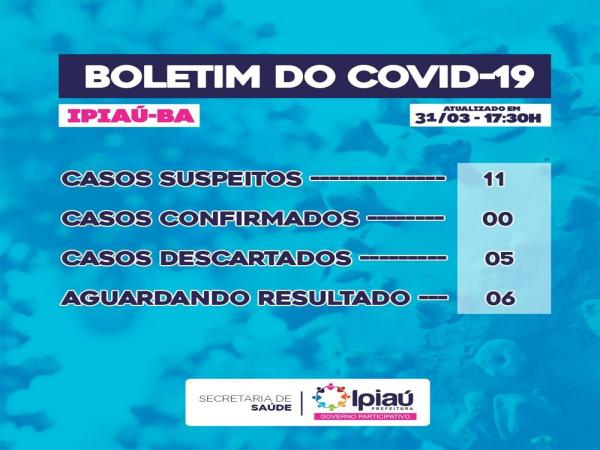 Secretaria de Saúde divulga boletim covid-19