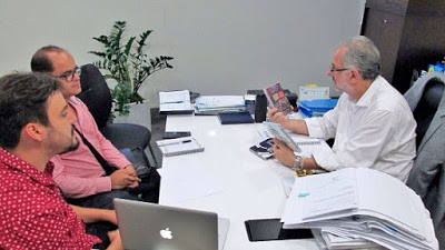 Encontro entre Diretor de Cultura, cineasta e reitor da Uneb tratou do 2º Circuito Cine Éden