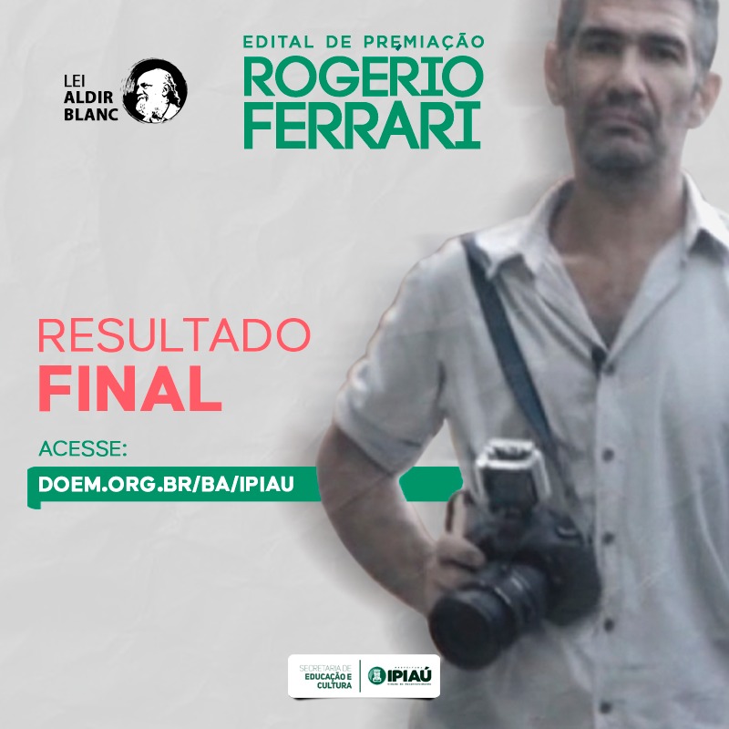 Prefeitura de Ipiaú divulga resultado parcial do Edital Rogério Ferrari