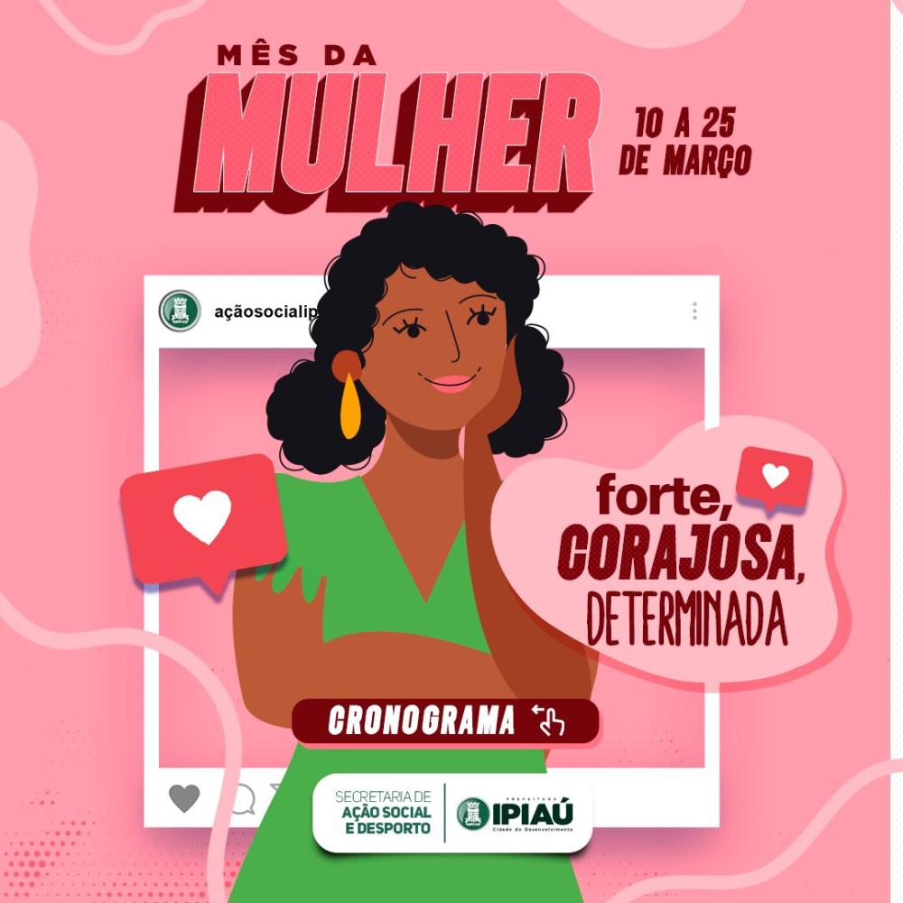 Ação Social realizará campanha do fortalecimento da autoestima e valorização da mulher