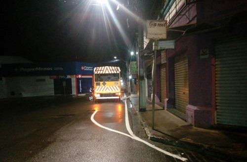 Prefeitura realiza recuperação da sinalização de trânsito no centro