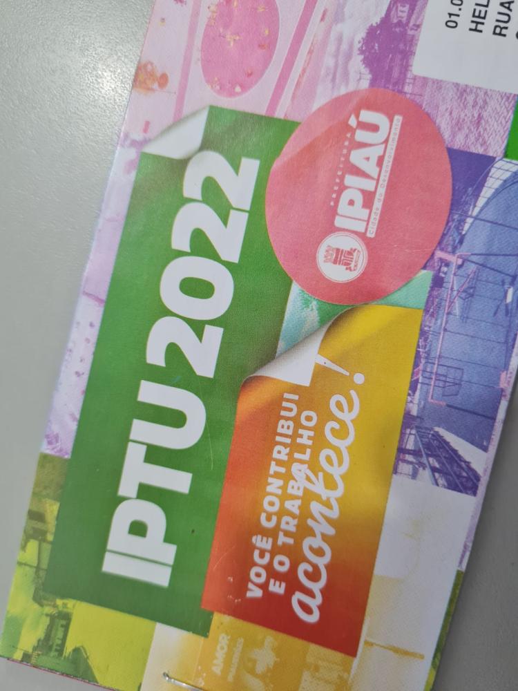 Prefeitura prorroga o prazo para o pagamento do IPTU com desconto 